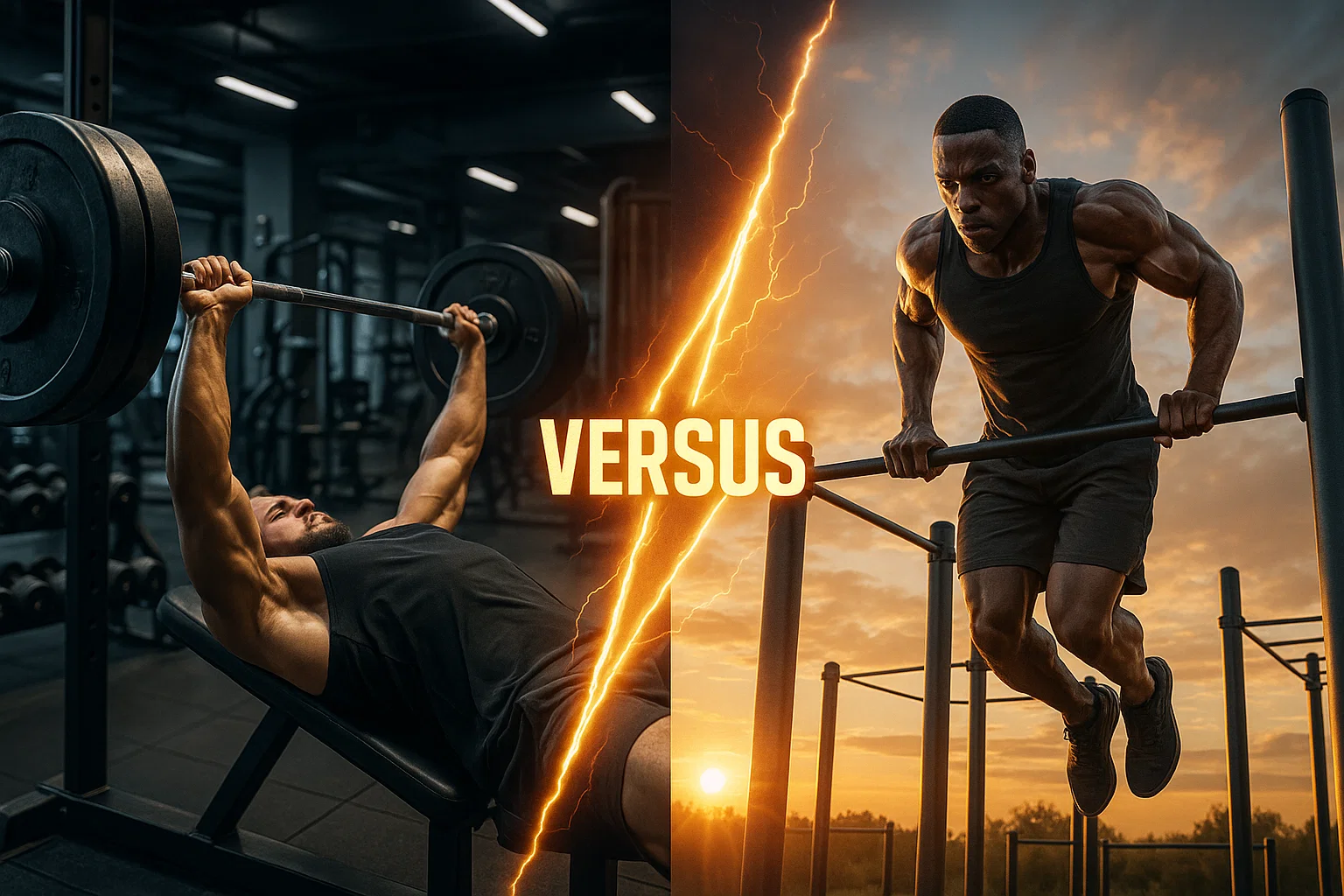 Calisthenics vs Fitnessstudio – Was ist besser für Muskelaufbau & Gesundheit?